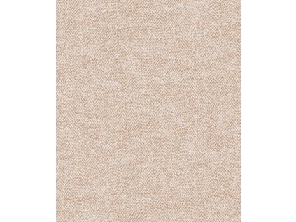 Béžovo-růžová vliesová tapeta na zeď, imitace látky, vzor rybí kost, ILA704, Aquila, Khroma by Masureel, velikost 10,05 x 0,53 m