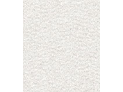 Bílá vliesová tapeta na zeď, imitace látky, vzor rybí kost, ILA703, Aquila, Khroma by Masureel, velikost 10,05 x 0,53 m