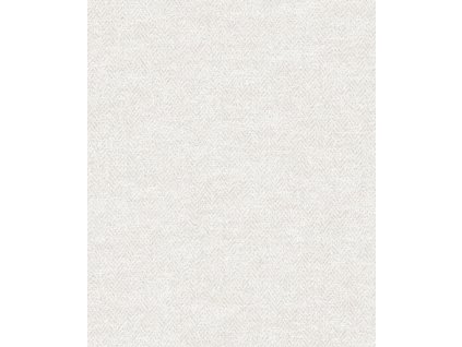 Bílá vliesová tapeta na zeď, imitace látky, vzor rybí kost, ILA703, Aquila, Khroma by Masureel, velikost 10,05 x 0,53 m