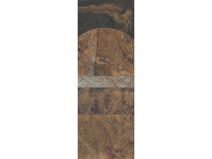 Vliesová fototapeta na zeď, hnědý mramor, DG3ALI1054, Wall Designs III, Khroma by Masureel, velikost 1,06 x 3 m