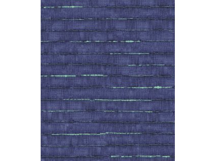 Modrá vliesová tapeta na zeď, pruhy, SPI505, Spirit of Nature, Khroma by Masureel, velikost 10,05 x 0,53 m
