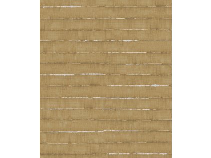 Okrová vliesová tapeta na zeď, pruhy, SPI502, Spirit of Nature, Khroma by Masureel, velikost 10,05 x 0,53 m