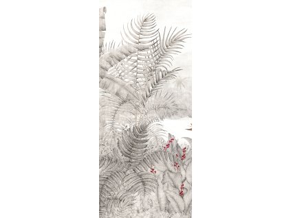 Vliesová fototapeta na zeď, Tropický les, palmy, DG3RAI1011, Wall Designs III, Khroma by Masureel, velikost 1,27 x 3 m