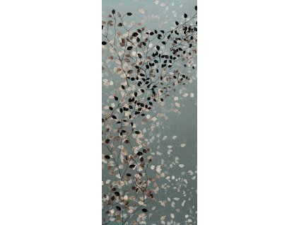Vliesová fototapeta na zeď, Větvičky, listy, DG3CLI1031, Wall Designs III, Khroma by Masureel, velikost 1,27 x 3 m