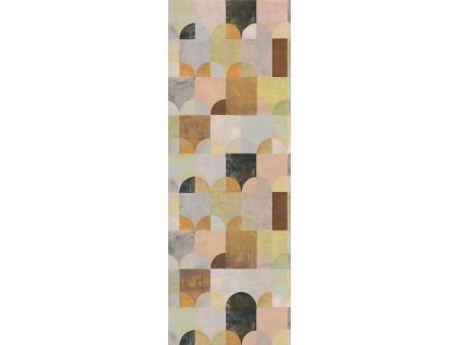 Vliesová geometrická fototapeta na zeď, DGILA2042, Aquila, Khroma by Masureel, velikost 1,06 x 3 m