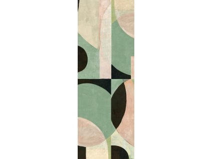 Vliesová geometrická fototapeta na zeď, DGILA1054, Aquila, Khroma by Masureel, velikost 1,06 x 3 m