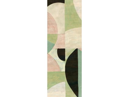 Vliesová geometrická fototapeta na zeď, DGILA1052, Aquila, Khroma by Masureel, velikost 1,06 x 3 m