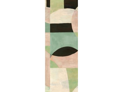 Vliesová geometrická fototapeta na zeď, DGILA1051, Aquila, Khroma by Masureel, velikost 1,06 x 3 m