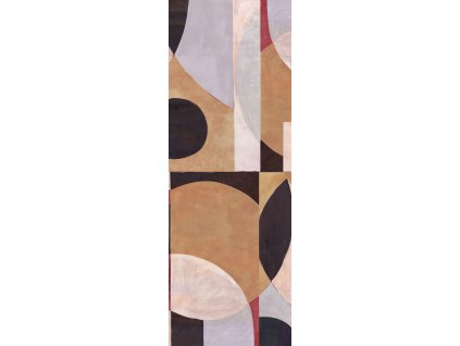 Vliesová geometrická fototapeta na zeď, DGILA1014, Aquila, Khroma by Masureel, velikost 1,06 x 3 m