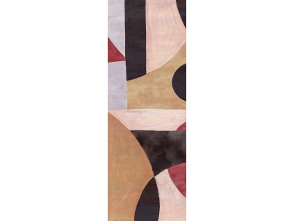 Vliesová geometrická fototapeta na zeď, DGILA1013, Aquila, Khroma by Masureel, velikost 1,06 x 3 m