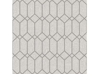Šedá geometrická vliesová tapeta na zeď, 21122, Cvlto, Cristiana Masi by Parato, velikost 10,05 x 0,53 m