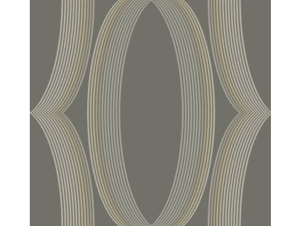 Hnědá vliesová tapeta s geometrickým vzorem, EV3986, Candice Olson Casual Elegance, York, velikost 0,685 x 8,2 m