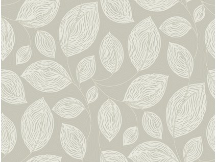Hnědá metalická vliesová tapeta s listy, EV3922, Candice Olson Casual Elegance, York, velikost 0,685 x 8,2 m
