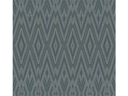 Modrá geometrická vliesová tapeta na zeď, EV3915, Candice Olson Casual Elegance, York, velikost 0,685 x 8,2 m