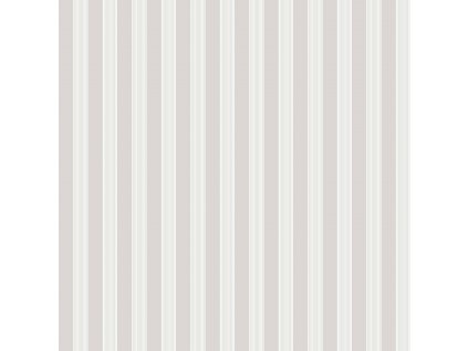 Šedá vliesová tapeta na zeď s bílými pruh, 12381, Fiori Country, Parato, velikost 10,05 x 0,53 m