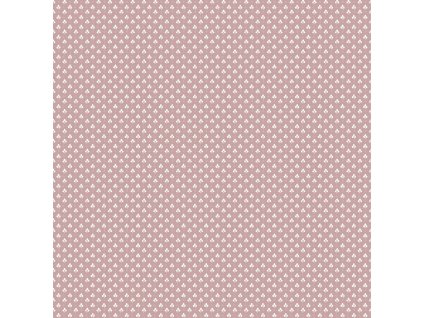 Růžová vliesová tapeta na zeď s bílými lístky, 12364, Fiori Country, Parato, velikost 10,05 x 0,53 m