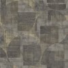 Hnědo-šedá geometrická vliesová tapeta na zeď, RE25163, Reflect, Decoprint, velikost 10,05 x 0,53 m