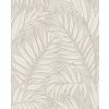 Vliesová tapeta na zeď, šedo-béžová, listy, 350551, Riviera Maison, Eijffinger, velikost 10 x 0,52 m