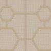 Béžová geometrická vliesová tapeta s vinylovým povrchem Z80030 Philipp Plein, Zambaiti Parati, velikost 1,06 x 10,05 m