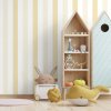 Modrobílá papírová tapeta s pruhy, proužky 461-1, Pippo, ICH Wallcoverings, velikost 0,53 x 10,05 m