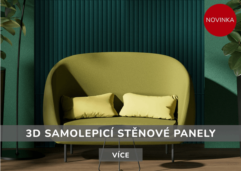 stěnový panel 3D samolepicí