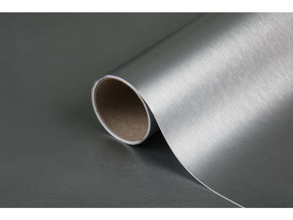 Samolepicí fólie d-c-fix platino stříbrná 202-1203, kovové šířka: 45 cm