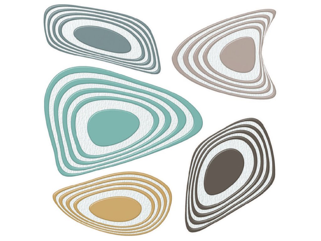 SS3857 Samolepicí dekorace Abstract color, 30 x 30 cm