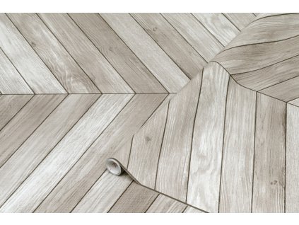 Samolepicí fólie d-c-fix dřevo Chevron šedé, šíře 67,5 cm