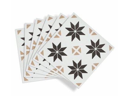 113751 5 samolepici podlahove ctverce hvezdicky 274 5065