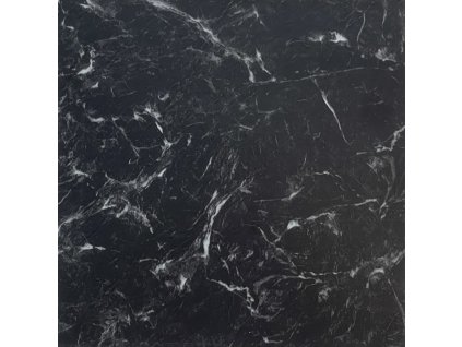 117459 117459 samolepici podlahove ctverce cerny mramor df0031