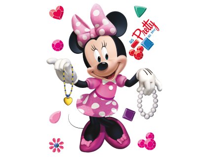 DK857 Samolepicí dekorace MINNIE BIG  65 x 85 cm