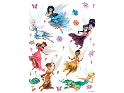 DK1769 Samolepicí dekorace FAIRIES  65 x 85 cm