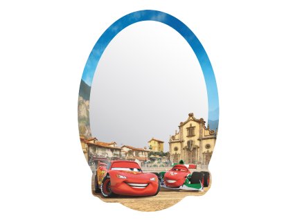 Zrcadlová akrylátová dekorace MIRROR CARS 2 BIG     15 x 21,5 cm