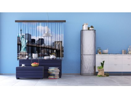 Textilní závěs TOWN FCSXL4816, 180 x 160 cm (2 ks), lehké zastínění