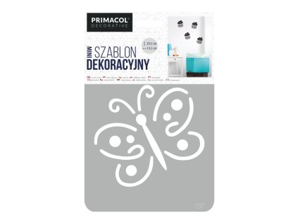 Primacol Dekorativní šablona MOTÝL SAB237, 14,5 x 20,5 cm
