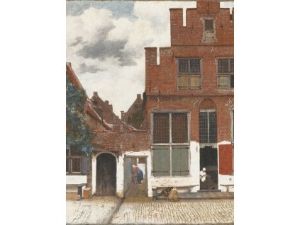 KOL8012 Luxusní fototapeta, View of Houses in Delft, 4dílná