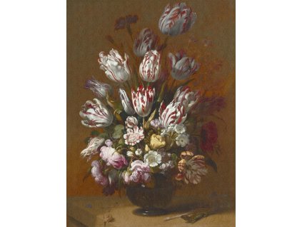 KOL8026 Luxusní fototapeta, Still life with flowers, 4dílná