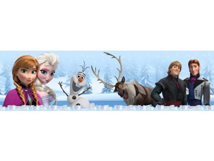 WBD8083 Samolepicí bordura, šíře 10 cm Frozen - Ledové království