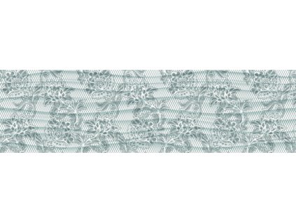 WB8224 Samolepicí bordura, šíře 14 cm Šedé květy, 14 x 500 cm