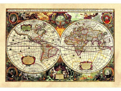 52415 1 sm3434 samolepici dekorace old map 42 5 x 65 cm