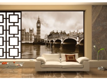 AG Design 4 dílná fototapeta LONDON FTS 0480, 360 x 254 cm papír