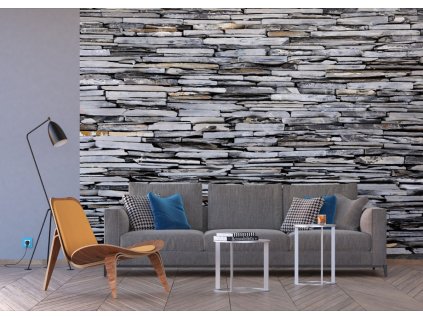 AG Design 4 dílná fototapeta STONES AFTISTIC FTS 1313, 360 x 254 cm papír