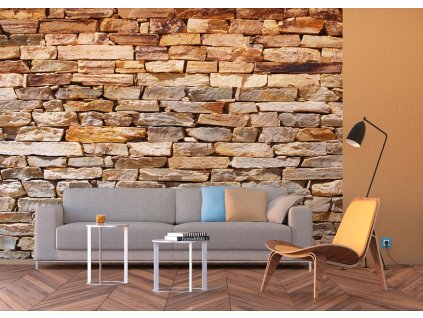 AG Design 4 dílná fototapeta BRICKS FTS 1319, 360 x 254 cm papír