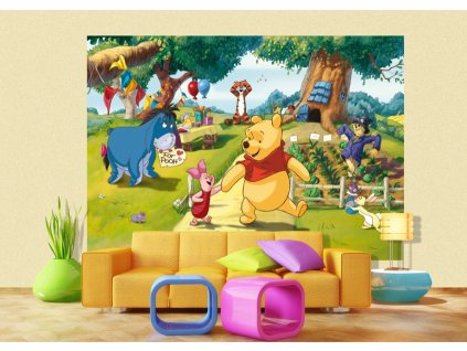 AG Design 2 dílná fototapeta WINIIE POOH FTDs 1938, 255 x 180 cm papír