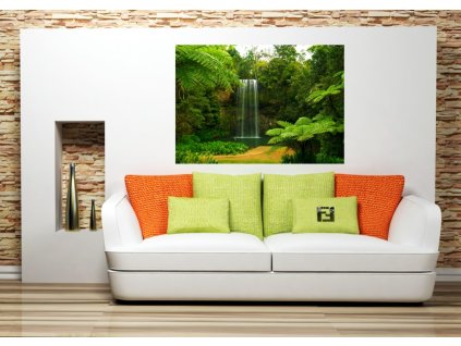 AG Design 1 dílná fototapeta WATERFALL IN PRAIRIE FTSs 0834, 180 x 127 cm papír