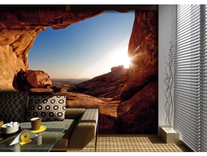 AG Design 4 dílná fototapeta SUNSET FTNS 2454, 360 x 270 cm vlies