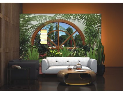 AG Design 4 dílná fototapeta WINTER GARDEN FTNS 2457, 360 x 270 cm vlies
