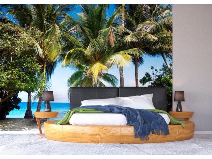 AG Design 4 dílná fototapeta PALMS FTNXXL 0384, 360 x 270 cm vlies