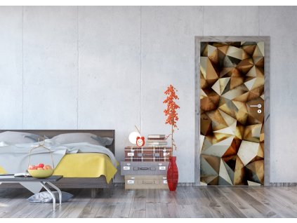 AG Design 1 dílná fototapeta BRONZE 3 D FTNV2939, 90 x 202 cm vlies