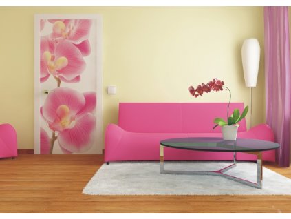 AG Design 1 dílná fototapeta PINK ORCHID FTNV 2826, 90 x 202 cm vlies